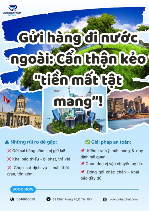 Gửi hàng đi nước ngoài: Cẩn thận kẻo “tiền mất tật mang”!