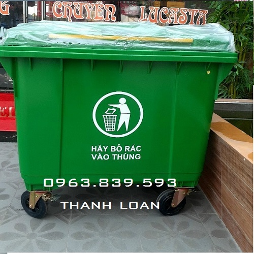 Giá xe đẩy rác bệnh viện 660lit có 4 bánh xe rẻ vô địch / lh 0963 839 593 Ms.LOAN
