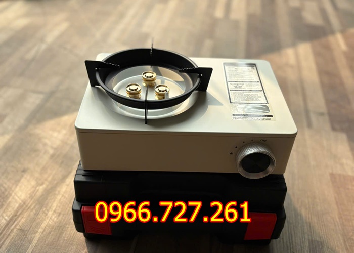Bếp gas dã ngoại 3 đầu đốt Vinmax VM3D