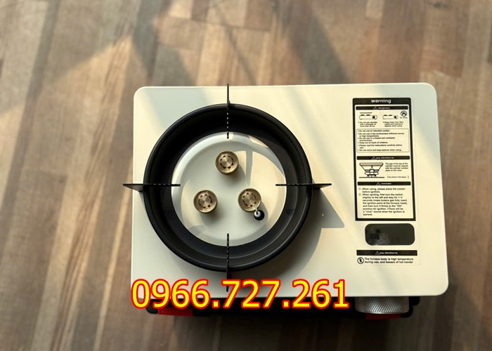 Bếp gas dã ngoại 3 đầu đốt Vinmax VM3D