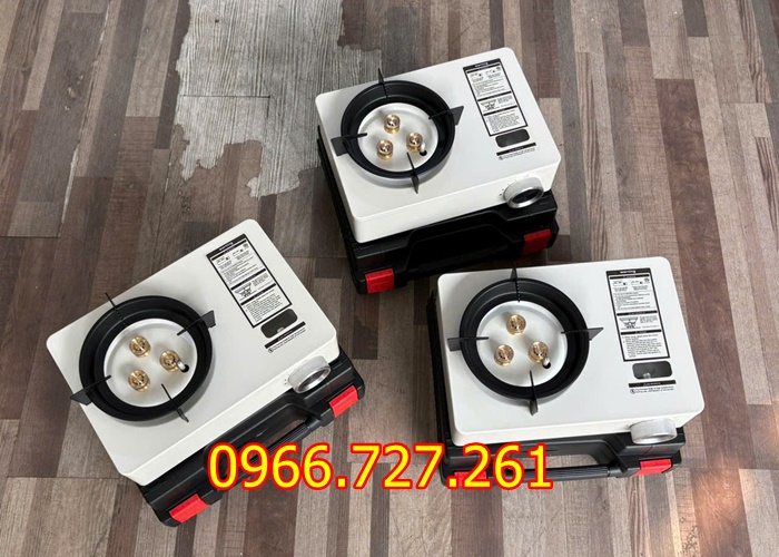 Bếp gas dã ngoại 3 đầu đốt Vinmax VM3D