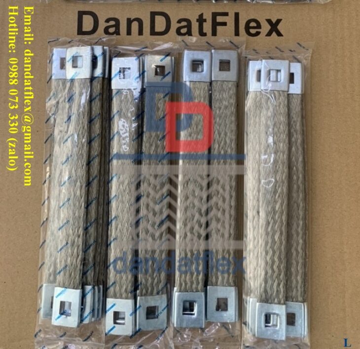 Cung cấp dây đồng bện mạ thiếc dùng làm tiếp địa, thanh nối đồng mềm 25mm2, khớp nối mềm busway