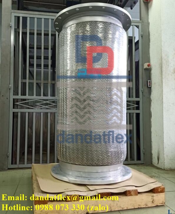 Khớp nối chống rung, khớp nối mềm inox mặt bích, khớp nối cao su chống rung, khớp giảm chấn inox