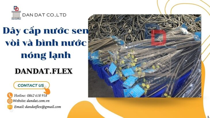 Dây cấp nước nóng lạnh, Dây dẫn nước inox, Ống mềm cấp nước inox phi 21, Dây cấp nước inox 304