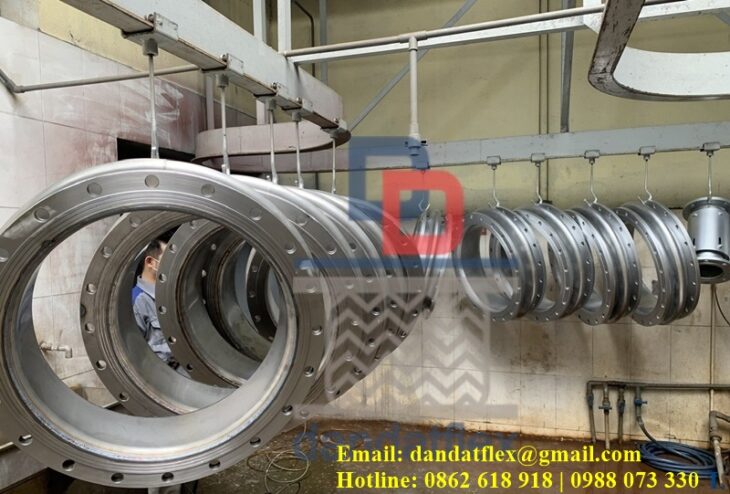 Khớp nối giãn nở nhiệt inox, Ống bù giản nở, Khớp co giãn inox, Mối nối mềm, Khớp nối giảm chấn inox