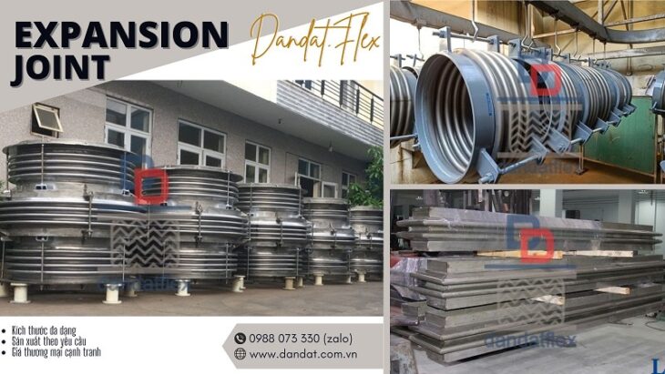 Vật tư đường ống công nghiệp, Dây đồng bện, khớp nối mềm inox, khớp giãn nở nhiệt, ống ruột gà
