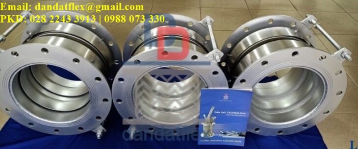 Khớp nối giãn nở nhiệt inox, Ống bù giản nở, Khớp co giãn inox, Mối nối mềm, Khớp nối giảm chấn inox