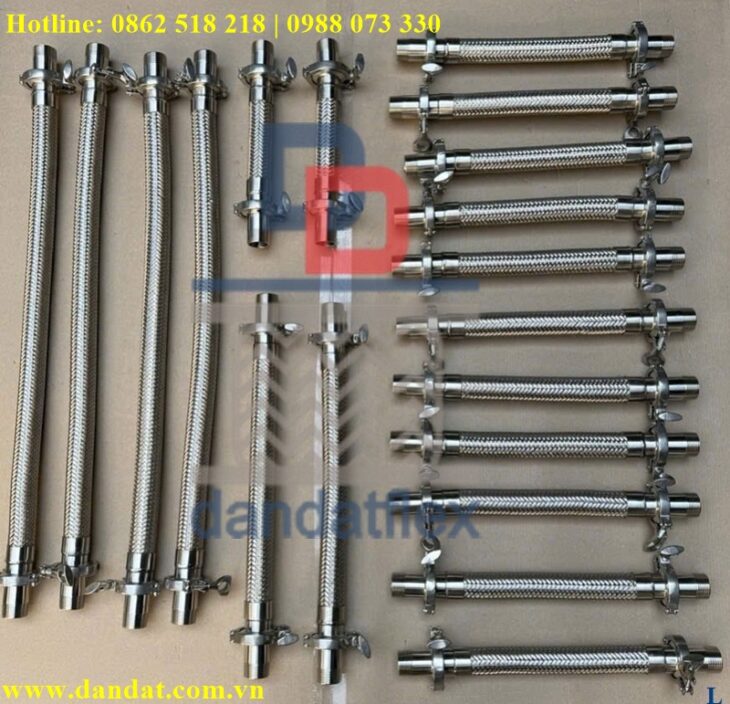 Khớp nối mềm chống rung, ống mềm inox, khớp nối mềm mặt bích, khớp nối ren công nghiệp