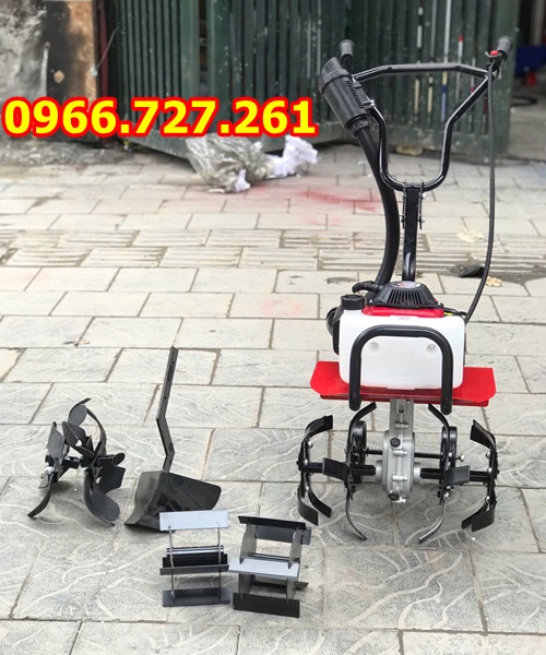 Máy xới đất , vun luống , vun gốc ngô đa năng chạy xăng TBT500
