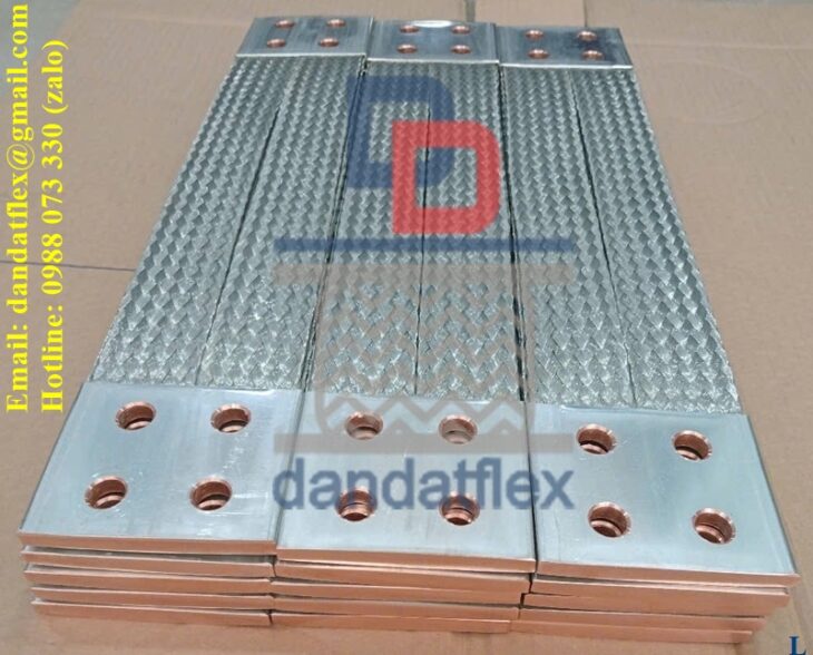 Cung cấp dây đồng bện mạ thiếc dùng làm tiếp địa ( Thanh nối đồng mềm ) sản xuất trực tiếp giá tốt