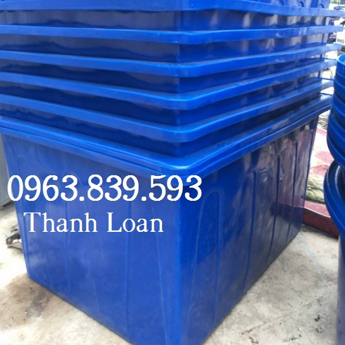 Bồn nhựa 2000L chữ nhật, bồn đựng nước, nuôi cá, thùng nhựa làm bể bơi / 0963 839 593