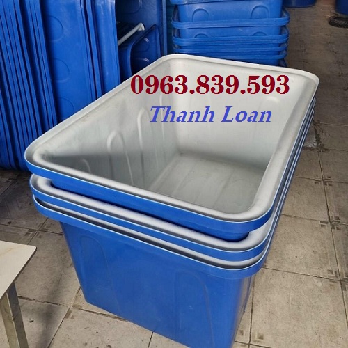 Thùng nhựa chữ nhật 500L, tank nhựa đựng nước, nuôi cá, làm hồ thủy sinh / 0963 839 593