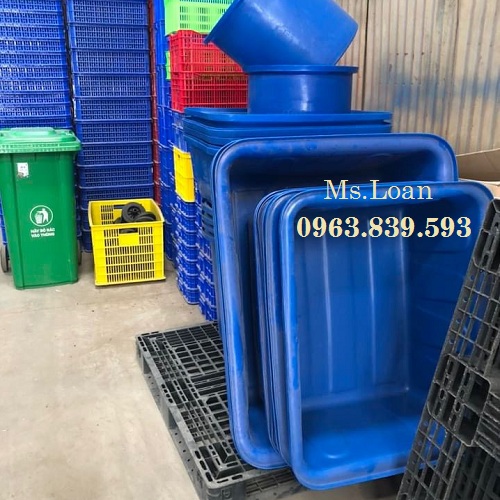 Thùng nhựa chữ nhật 500L, tank nhựa đựng nước, nuôi cá, làm hồ thủy sinh / 0963 839 593