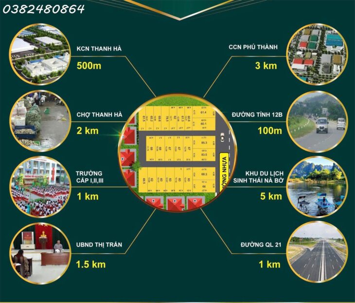 Đất thị trấn Ba Hàng Đồi- giáp khu công nghiệp Thanh Hà