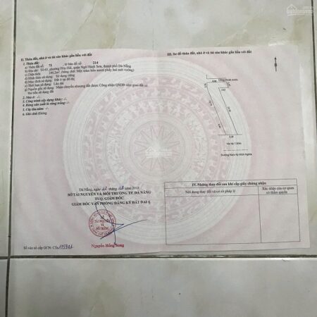 Chính chủ nợ ngân hàng cần bán gấp lô đất mặt tiền Nam Kỳ Khởi Nghĩa, sát KĐT FPT City, Ngũ Hành Sơn