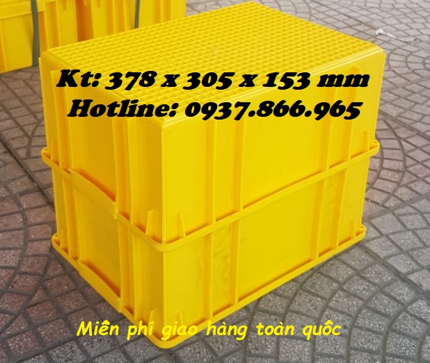 Thùng nhựa có nắp, khay nhựa, hộp cơ khí, khay cao cấp,Thùng B3