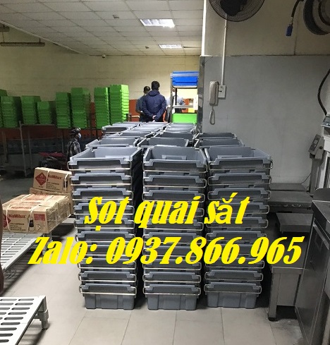Thùng nhựa đặc có quai sắt, thùng có quai sắt giá rẻ, thùng đặc có quai sắt bền chắc