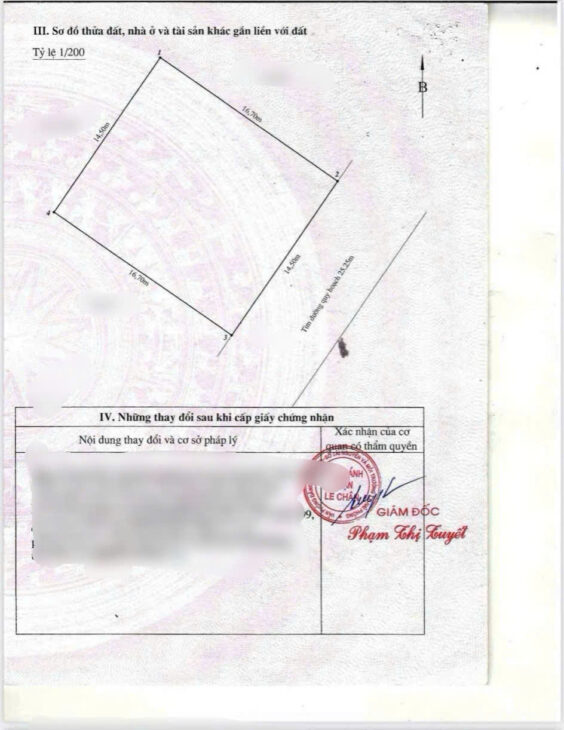 Đất mặt đường ngã 4 Bùi Viện -Võ Nguyên Giáp, 242m, ngang 14.5m, Vỉa hè 5m, Giá 72 tr/m,