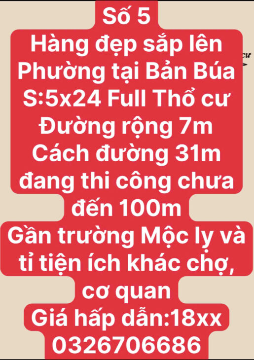ĐẤT NỀN MỘC CHÂU GIÁ ĐẦU TƯ