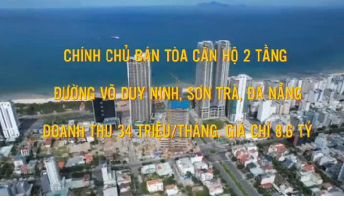 CHÍNH CHỦ BÁN TÒA CĂN HỘ 2 TẦNG ĐƯỜNG VÕ DUY NINH – Q SƠN TRÀ – ĐÀ NẴNG