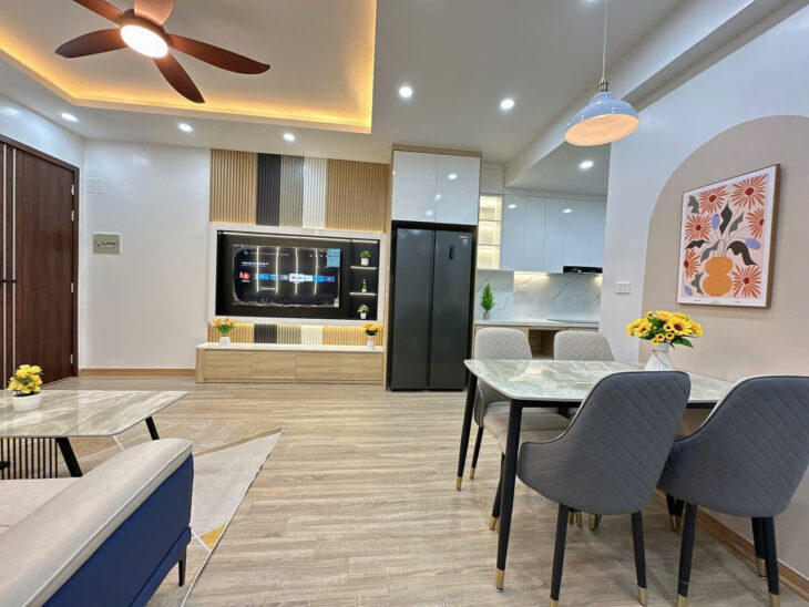 Căn hộ Nơ 3 Linh Đàm – quận Hoàng Mai,sổ đỏ, 76m2 * 3 ngủ nội thất mới 100%, giá 4 tỷ 750 triệu