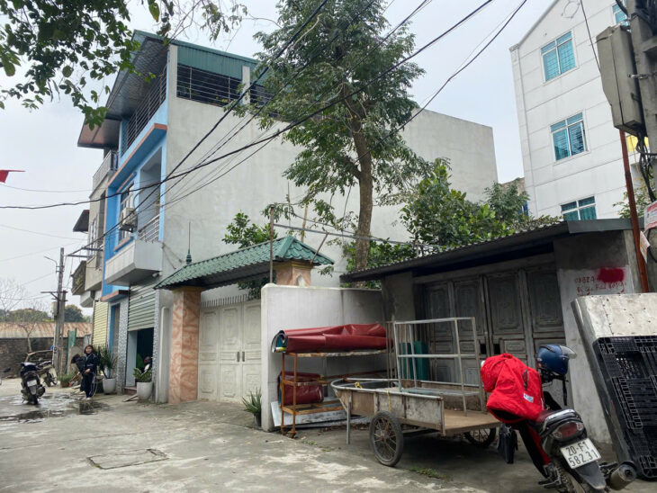 BÁN ĐẤT VIỆT HÙNG, ĐÔNG ANH, HÀ NỘI. 150M2, MT 5,82M. Ô TÔ 7 CHỖ ĐỖ CỬA. GIÁ 50TR/M