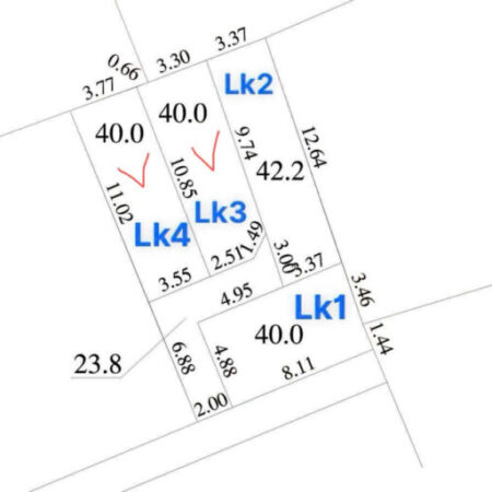 2 LÔ THỔ CƯ 40M2 ĐỨC THƯỢNG HOÀI ĐỨC HÀ NỘI GIÁ 7XTR/M