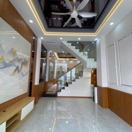 BÁN NHÀ 2 LẦU MỚI XÂY HẺM 588 ĐƯỜNG HUỲNH TẤN PHÁT PHƯỜNG TÂN PHÚ QUẬN 7