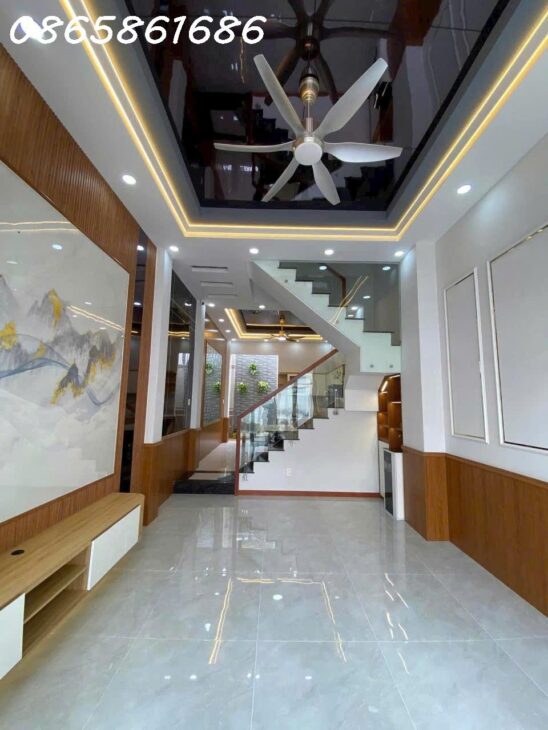 BÁN NHÀ 2 LẦU MỚI XÂY HẺM 588 ĐƯỜNG HUỲNH TẤN PHÁT PHƯỜNG TÂN PHÚ QUẬN 7