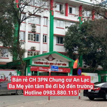 Bán căn 3 phòng ngủ chung cư An Lạc – Mỹ Đình gần trường cấp 1 Lê Quý Đôn