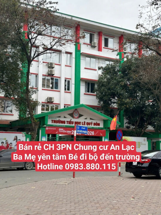 Bán căn 3 phòng ngủ chung cư An Lạc – Mỹ Đình gần trường cấp 1 Lê Quý Đôn