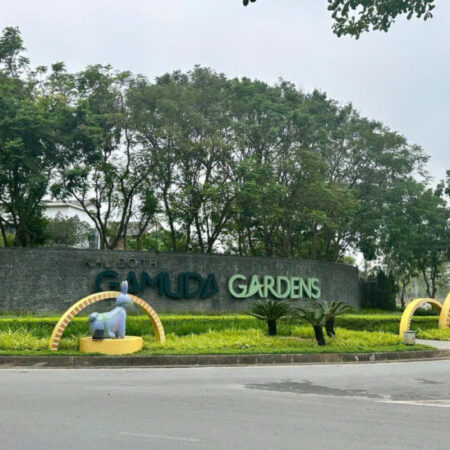 BIỆT THỰ SÂN VƯỜN GAMUDA GARDENS – MẶT TIỀN KHỦNG 12M, 320M2, NỘI THẤT TIỀN TỶ – GIÁ 98 TỶ
