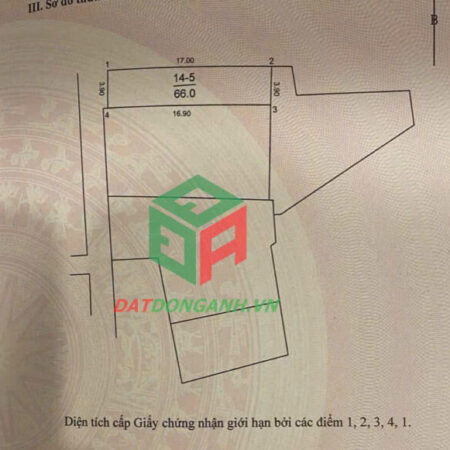 BÁN ĐẤT 66M2 UY NỖ ĐÔNG ANH – NGAY QL3 – GIÁ CỰC TỐT