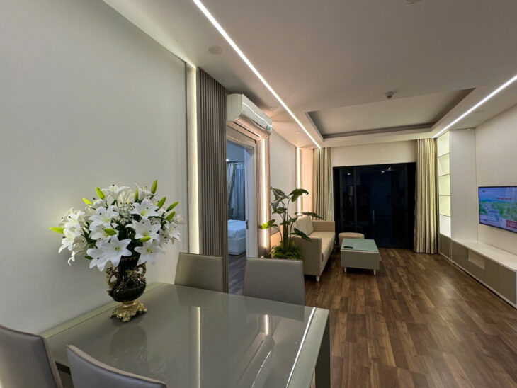 Bán giá hợp lý căn 3 ngủ 2 WC tòa Ruby 4B Goldmark City, toàn bộ nội thất new 100% nhậu EU cao cấp