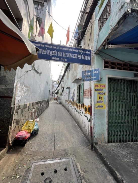HẺM 576 Đ. ĐOÀN VĂN BƠ BÁN ĐẤT TẶNG NHÀ – KHU DÂN CƯ HIỆN HỮU THUẬN TIÊN XÂY DỰNG CĂN HỘ DỊCH VỤ