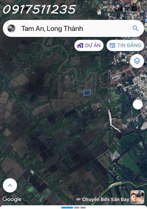 Kẹt tiền bán gấp lô đất 6200m2 tại Xã Tam An, Long Thành, giá 600K/m2, giá rẻ nhất Tam An