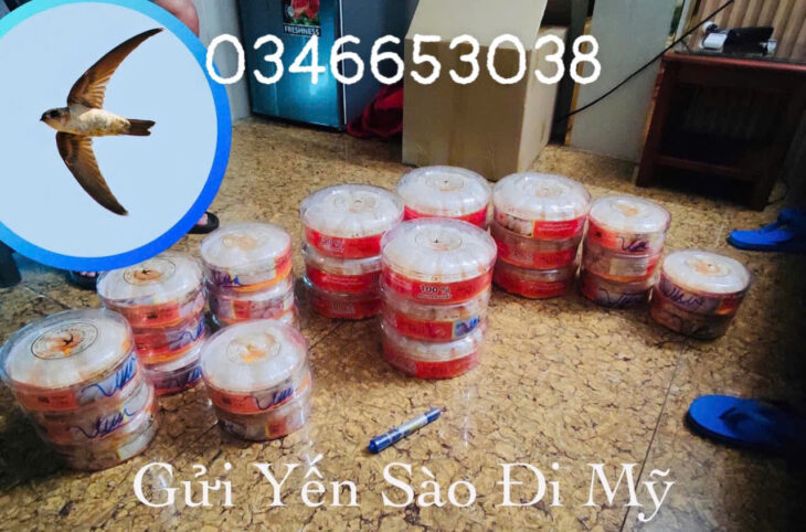 Gửi yến sào đi Mỹ tại Tân Bình