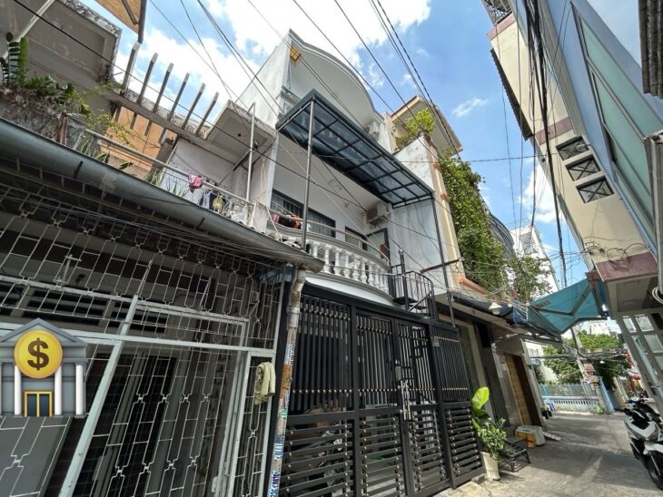 NHÀ CÁCH PHỐ ĐI BỘ NGUYỄN HUỆ KHOẢNG 1KM – MẶT TIỀN HẺM Đ.ĐOÀN VĂN BƠ Q4– DÒNG TIỀN MỖI THÁNG THU