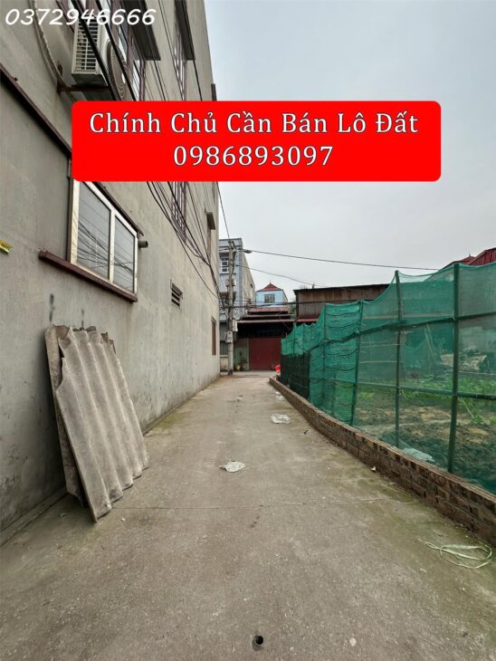 CHÍNH CHỦ BÁ.n nhanh LÔ ĐẤT ở HƯƠNG MẠC – TỪ SƠN Diện Tích 56m2 Giá 1 Tỷ 1