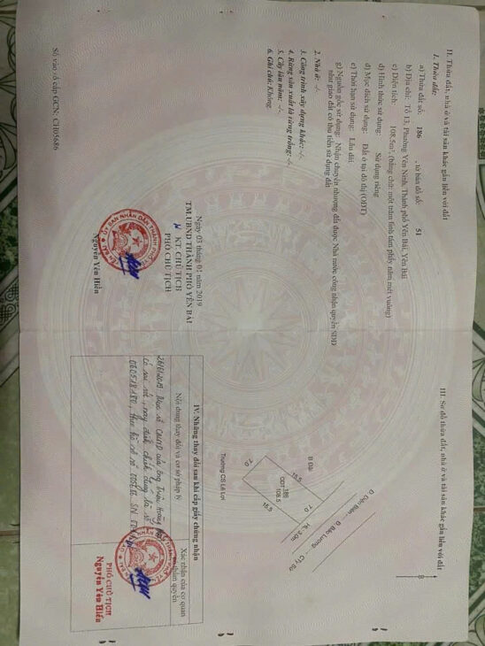 CHÍNH CHỦ BÁN GẤP NHÀ ĐẤT MẶT TIỀN TẠI YÊN NINH-YÊN BÁI