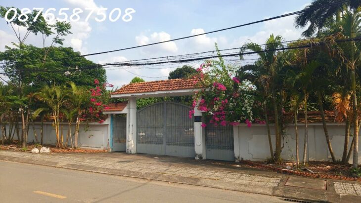 NHÀ-VƯỜN DIỆN TÍCH KHỦNG 2835M2 VUÔNG VỨC , NỞ HẬU GIÁP SÔNG SÀI GÒN TẠI HOCMON GIÁ 33 TỶ (TL)