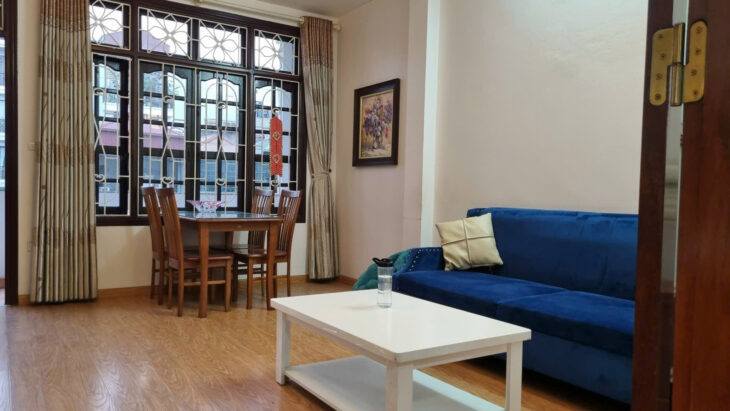 Cho thuê 1n1k 60m2 phố Tôn Thất Thiệp full đồ có thang máy, ban công rộng dân trí cao
