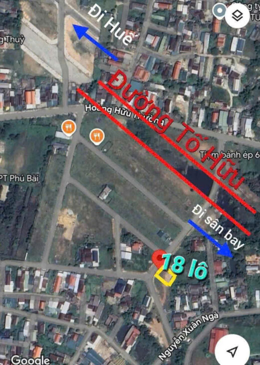 ❌ Bán Block 18 lô Trung Tâm Phú Bài – Cạnh Đường QH Tố Hữu – Sân Bay