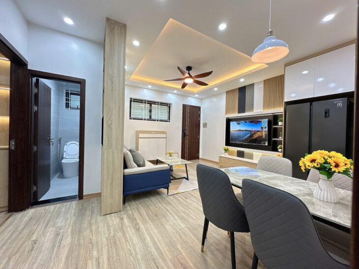 Linh Đàm – Hoàng Mai – căn hộ chung cư sổ đỏ 76m2 – 3 ngủ View thoáng – tòa nhà mới – Full nội thấy