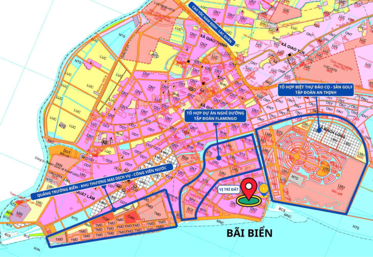 CHÍNH CHỦ RA LÔ ĐẤT Ở TRUNG TÂM KHU DU LỊCH BIỂN QUẤT LÂM – GIAO THỦY- NAM ĐỊNH