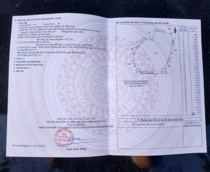 Bán đất Long Phước Long Thành Đồng Nai