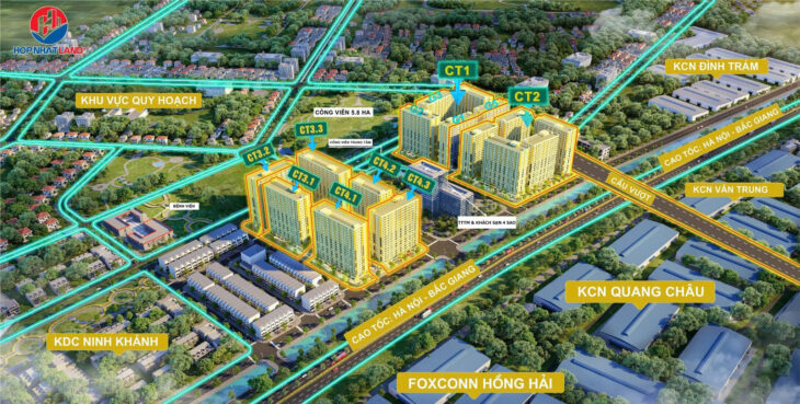 Mở bán quỹ 35 căn góc 3PN cuối cùng tại Evergreen Bắc Giang