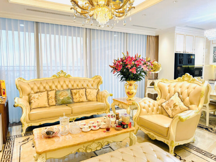 Bán Chung Cư Cao Cấp Sunshine Golden River , 141M2 , Tầng đẹp , Full Nội Thất Tân Cổ Điển, Gía Chỉ