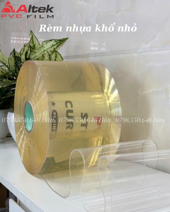 Rèm nhựa pvc cuộn khổ nhỏ giá tốt tại kho
