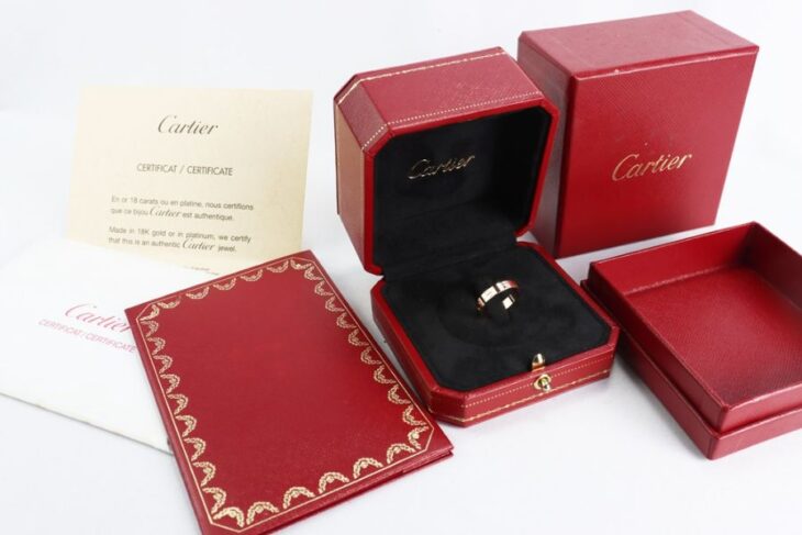 Nhẫn Nữ CARTIER Love Ring Rose Gold 18k, size 46 – Chính Hãng – Fullbox…